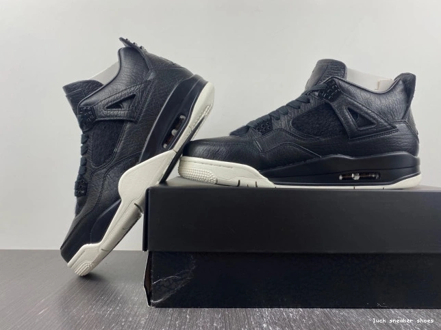 Reps LUCY 4 Jordan 819139-010 Retro Hair Black Pony 0714